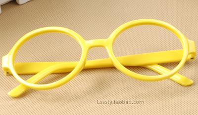 韓國時尚潮兒童眼鏡框架小孩男童女童酷寶寶可愛大圓形眼鏡架