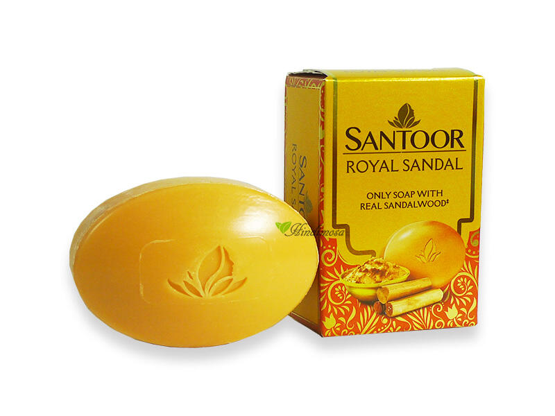 Wipro Santoor 檀香番紅花櫻花香皂 Royal Sandal Soap 125g