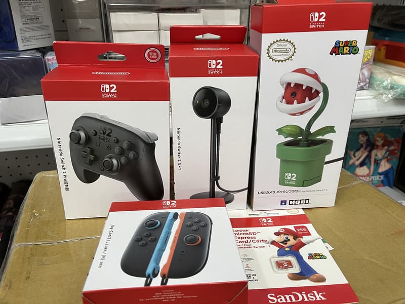 《尼樂斯特》 NS2 Switch2 PRO2 Joy-Con2 攝影機 食人花 記憶卡 256G 原廠配件 副廠配件