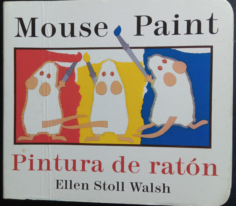 兒童英文繪本 Mouse Paint （英文, 西班牙文對照）
