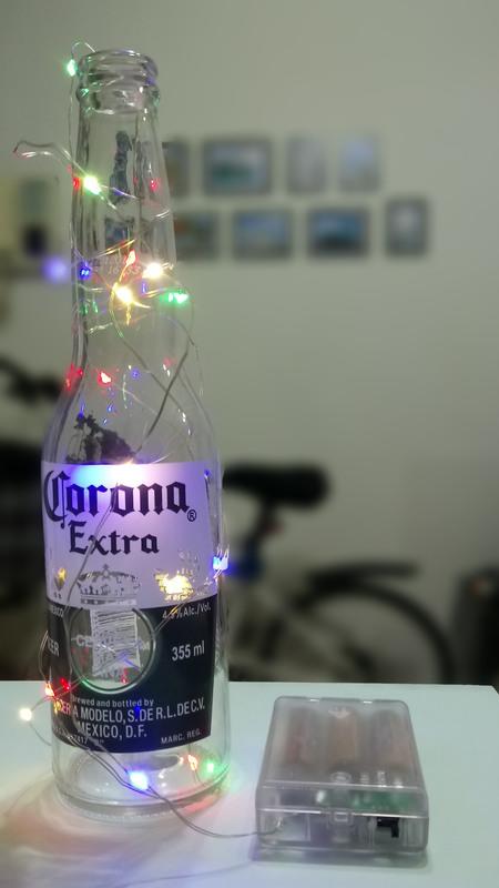 銅線燈 銀線燈(AA電池)2米20燈 迷你小彩燈 裝飾燈 酒瓶燈 耶誕小彩燈 風力發電彩燈