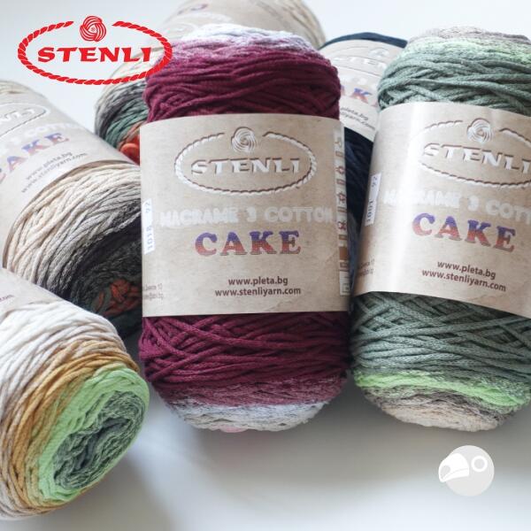 【特價出清】【大嘴鳥】Stenli Macrame Cake 花邊蛋糕線 棉線 編織線材 歐洲進口