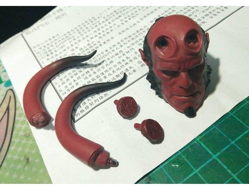 HOT TOYS Hellboy 地獄怪客 頭雕 改造 諮詢 服務