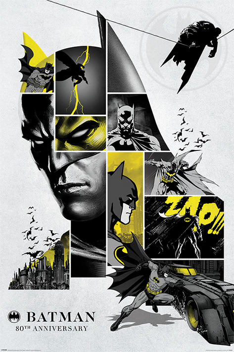 【英國進口經典漫畫海報】DC漫畫 蝙蝠俠（80週年）Batman (80th Anniversary) #PP34559