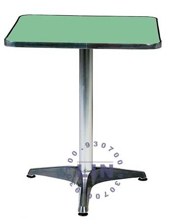 S349-12餐桌戶外休閒桌鋁桌方型/綠色