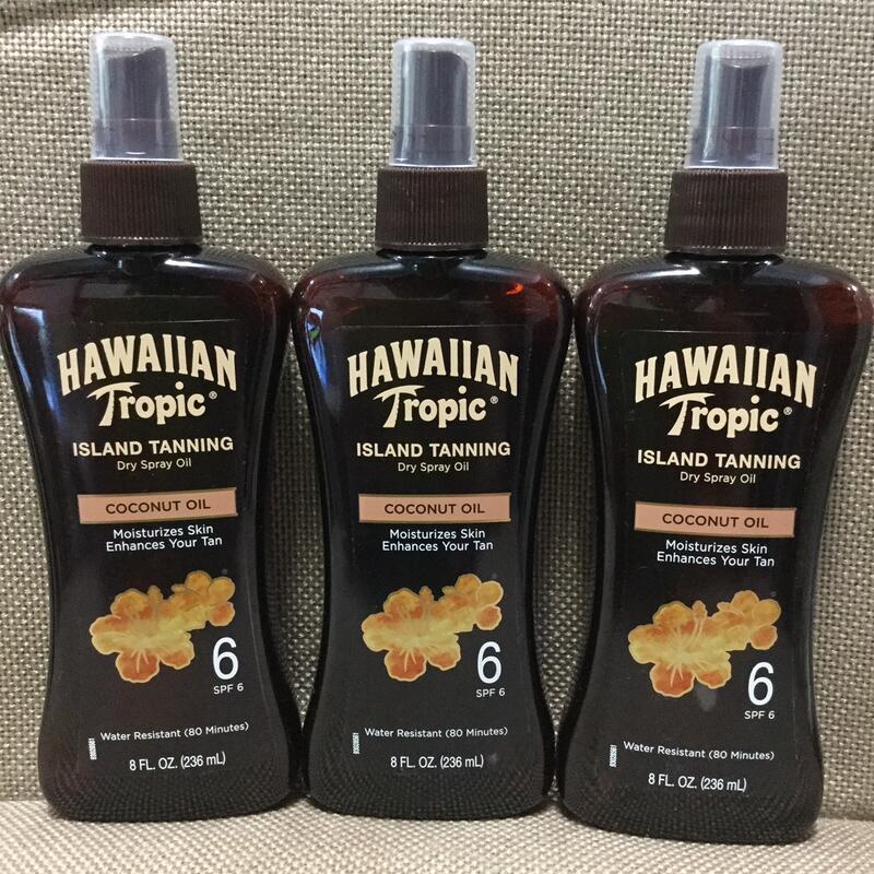 《優惠區Hawaiian Tropic熱帶夏威夷助曬油SPF6》防曬系數6快速黝黑防水 海洋魔力香蕉船助曬乳衝浪最愛