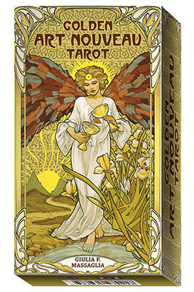 【塔羅世界】正版現貨黃金新藝術塔羅牌Golden Art Nouveau Tarot(燙金版)