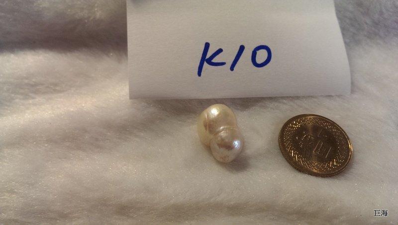 4236天然珍珠墜子變形珍珠變形南洋珠特異珍珠天然野生珍珠編號K10