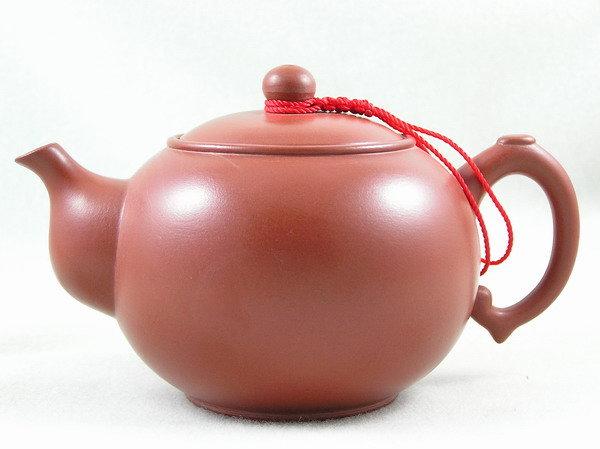 【兩隻老虎在賣（茶．壺）】精選茶壺~【圓珠6杯壺 老人茶壺 陶土茶壺】~《紅色》~容量︰180cc