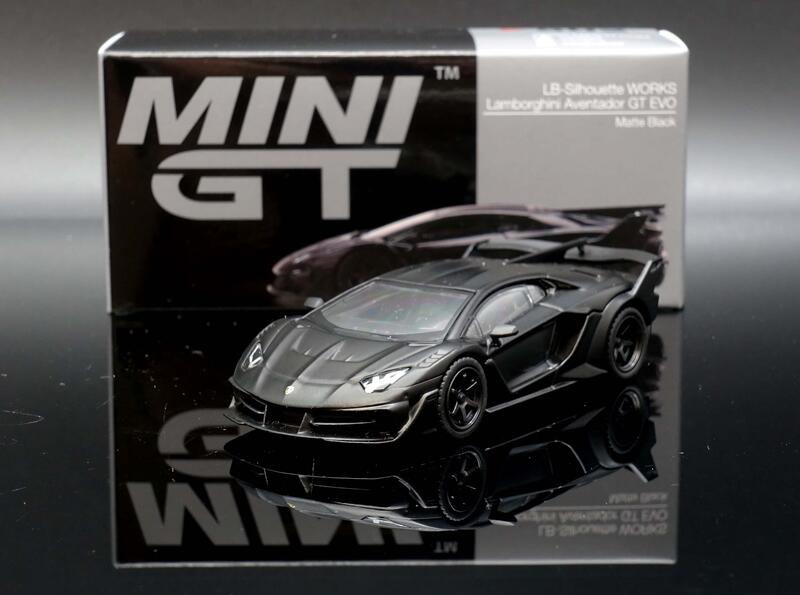 MASH】現貨特價Mini GT 1/64 Aventador GT EVO LB 消光黑#502 | 露天市