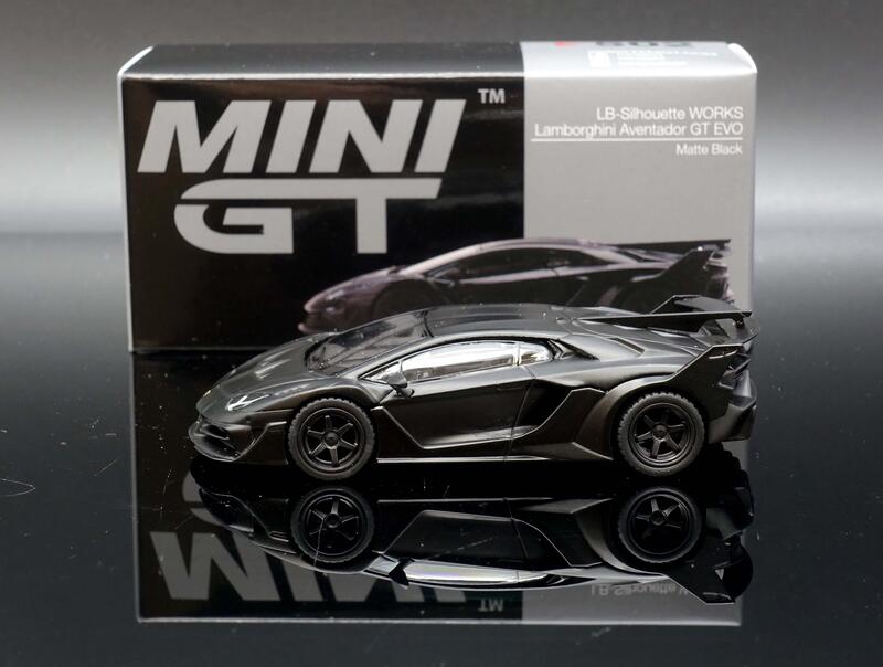 MASH】現貨特價Mini GT 1/64 Aventador GT EVO LB 消光黑#502 | 露天市