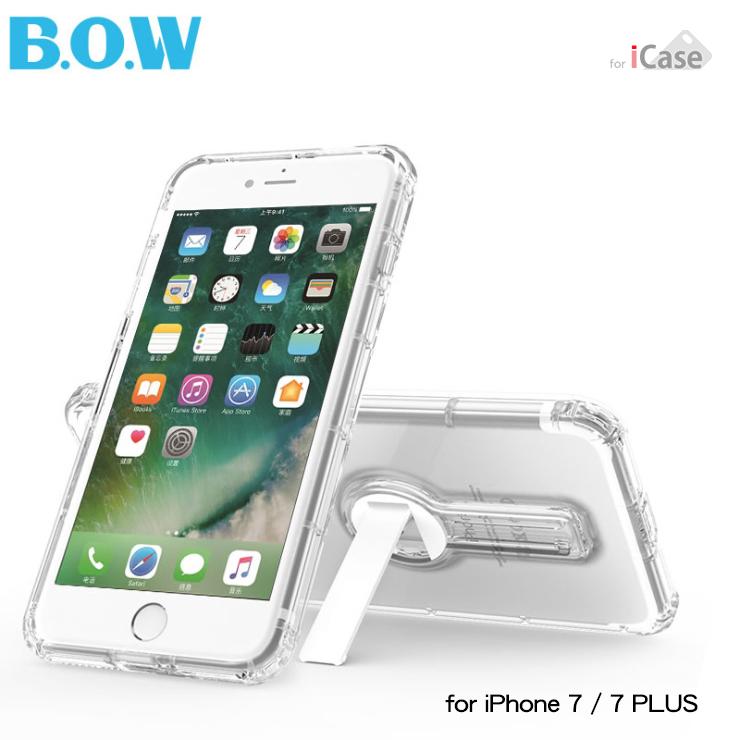 iCase B.O.W iPhone 8/8 Plus/7/7PLUS 氣囊防摔殼＋360度旋轉支架 氣墊防摔殼