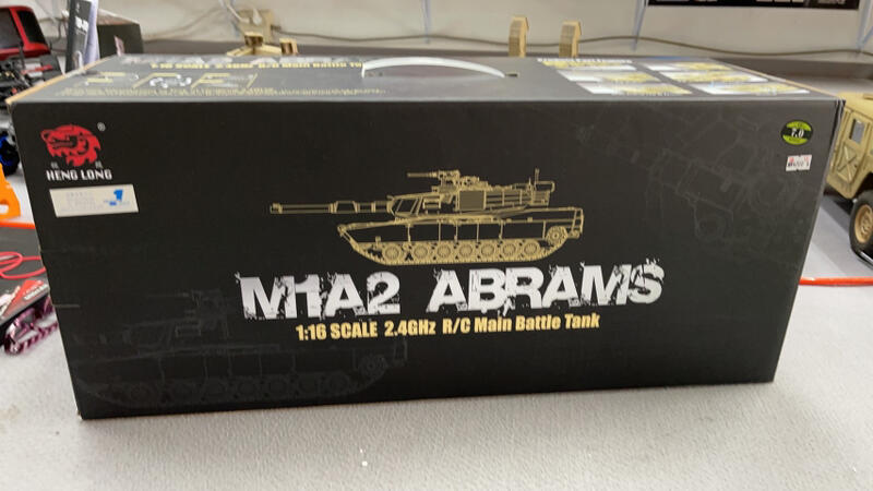 偉立模型 恆龍 1/16 M1A2 ABRAMS 遙控戰車 坦克車 最新版 7.0版 像真音效 打BB彈