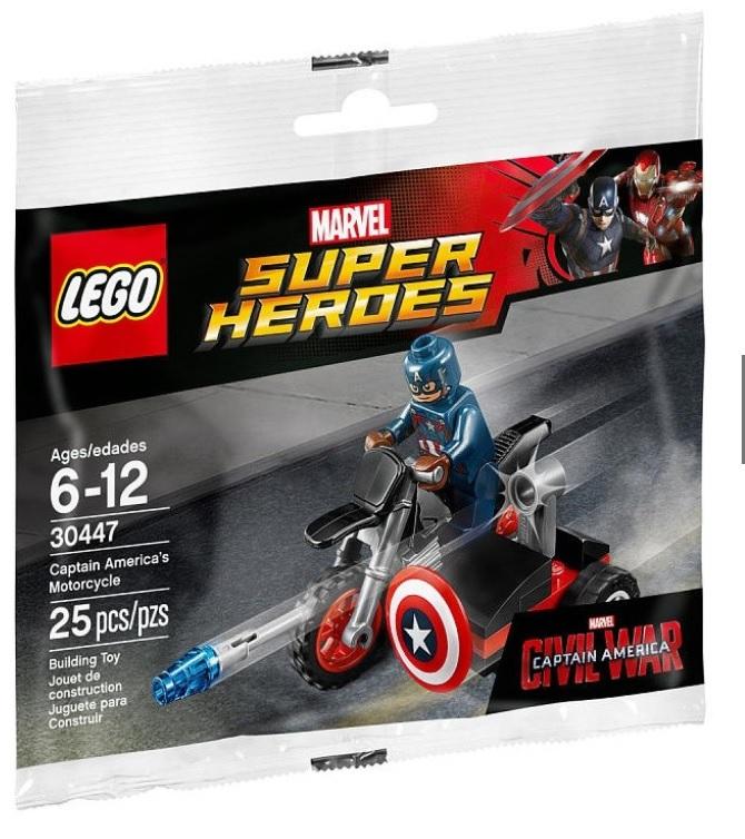 LEGO 樂高30447 super heroes 超級英雄系列 美國隊長 全新未拆