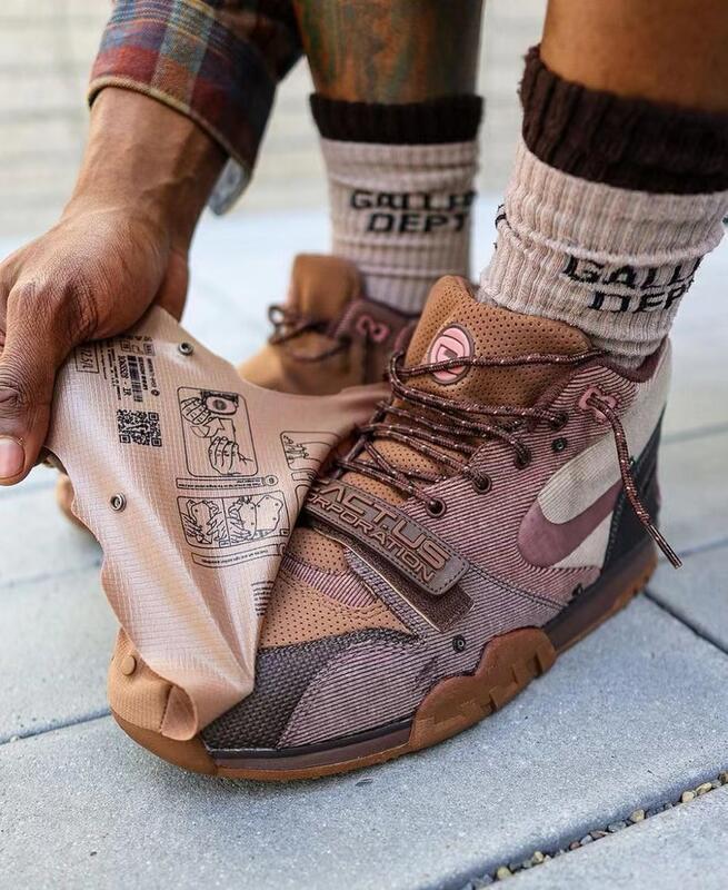 KEN✪LU國外限定】NIKE AIR TRAINER1 CJ TRAVIS SCOTT DR7515-200-001