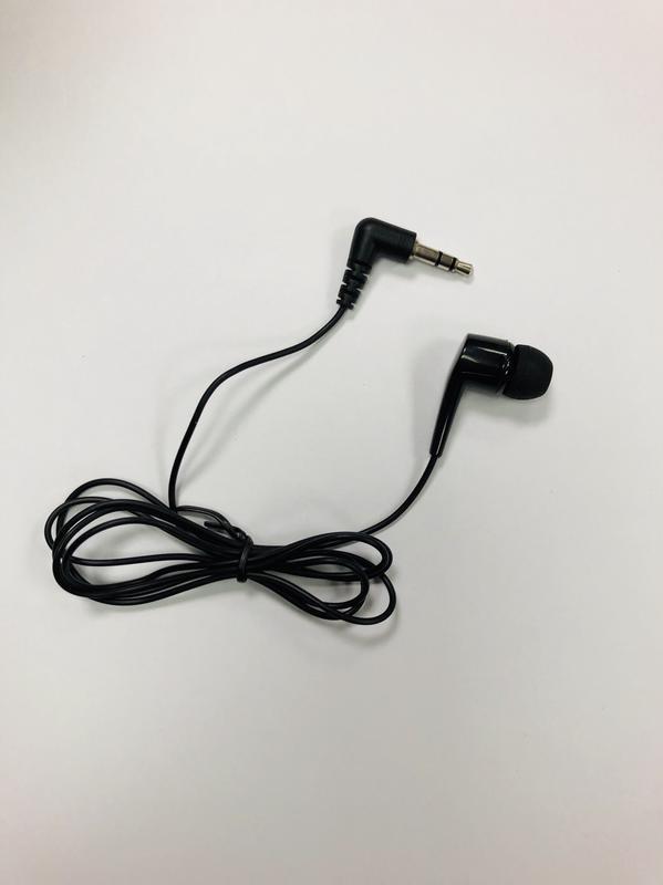 【呱呱店舖】3.5mm 單耳耳機 黑白色 全相容 入耳式 手機耳機 耳機通用款 L型