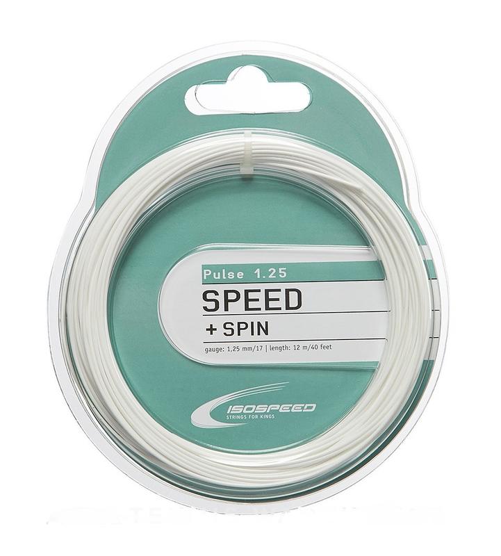 【曼森體育】ISOSPEED 網球線 Pulse 16 圓硬線 白 12.2米一包 奧地利製