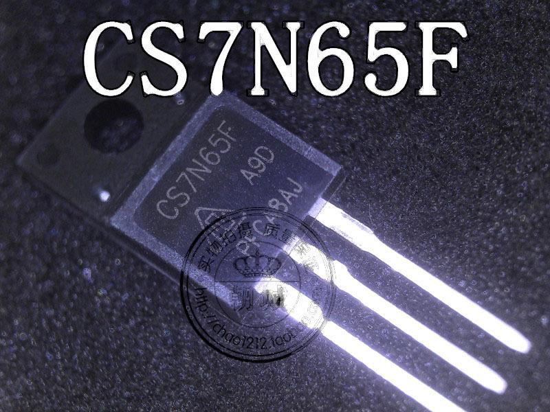 thumbnail image 2 of 5-Pack CS7N65F TO-220 MOSFET Field Effect Transistors – 7N65F, NEW 2 of 5