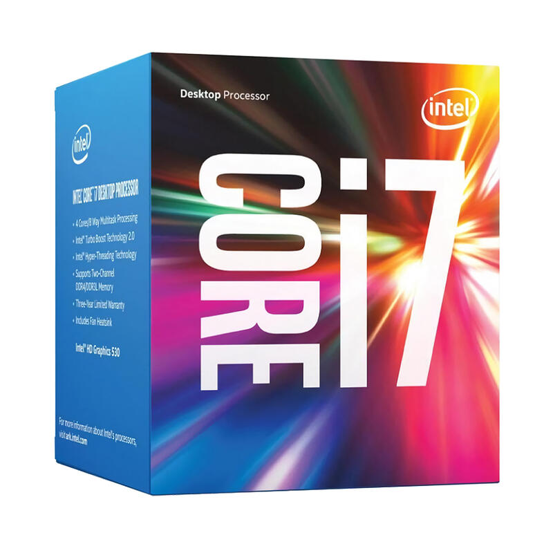 【盒裝 三年保】Intel Core i7-6700 3.4G  i7-6700K  4.0G 盒裝 6th 7th