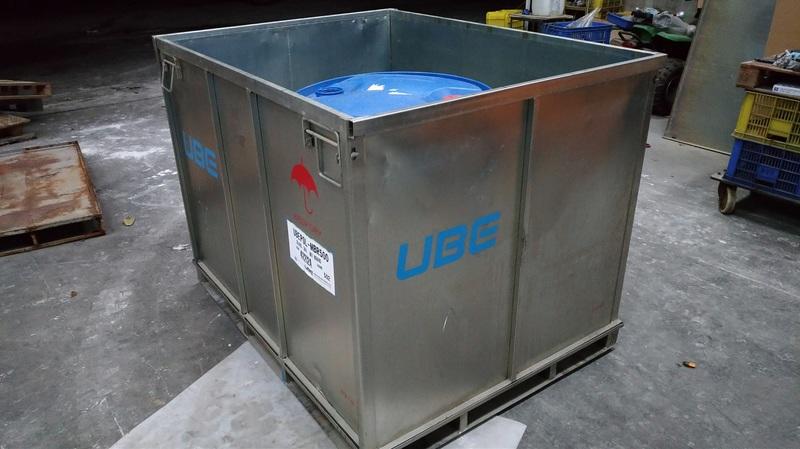 日本進口 卡扣式 鐵箱 棧板包裝箱 鐵棧板箱