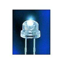 草帽5MM/4.8MM 高亮白光 白色 散光發光二極體LED（100個）