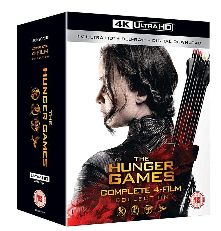 毛毛小舖--藍光BD 飢餓遊戲 1-4 4K UHD+BD八碟套裝版 The Hunger Games