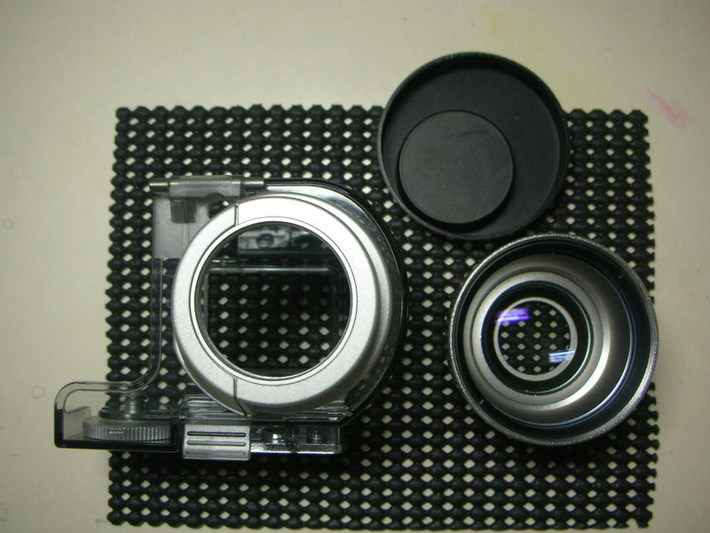 二手  原廠數位相機外接鏡頭套件(KENKO VAD-PHA) SONY DSC-P8 P10等適用