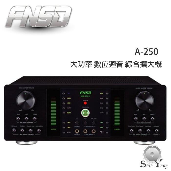 FNSD 華成 A-250大功率 數位迴音 綜合擴大機【免運+公司貨】