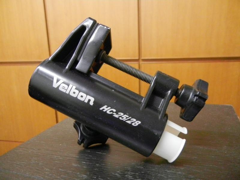 Velbon HC-25/28 中柱 夾具 桌上夾，可安裝於中柱，可固定於桌邊操作使用