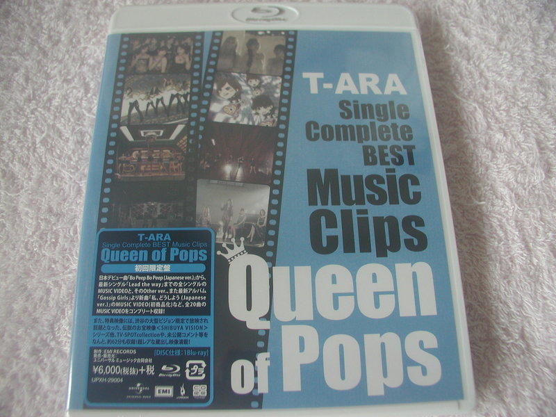 Single Complete BEST Music Clips 「Queen of Pops」 (初回限定盤) [Blu-ray] T-ARA Single Complete BEST Music Clips 「Queen of Pops