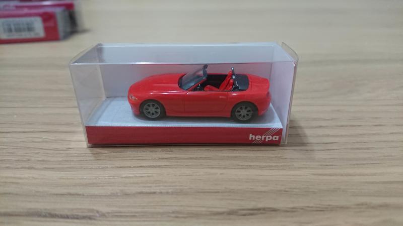 [調整收藏]1/87 Herpa製BMW Z4 Roadster 敞篷-紅-023122