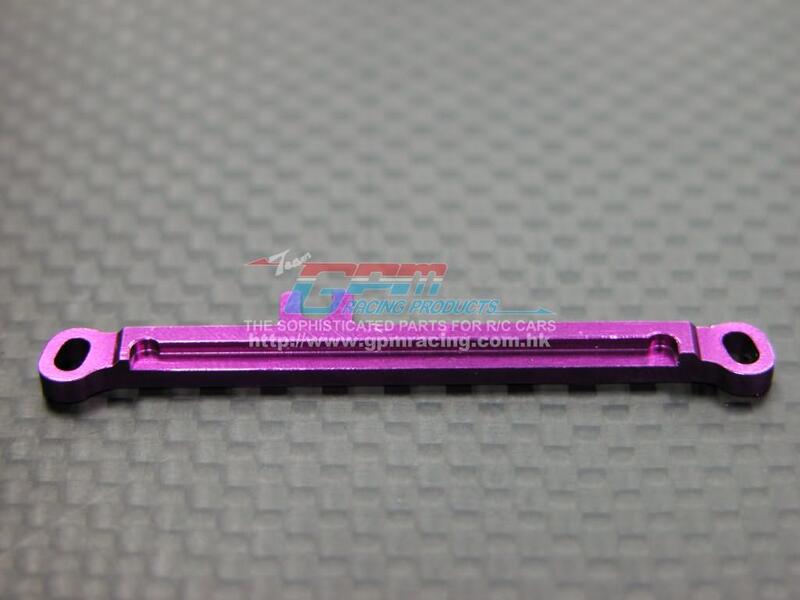 ※宏大※(全新)KYOSHO MINI-Z OVERLAND用 GPM(MOL1049/-1)鋁合金轉向拉桿-1度(紫)