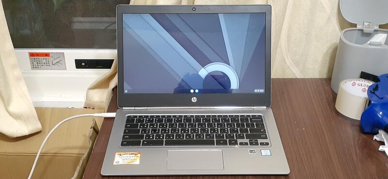 HP hp Chromebook 13 G1 M7-6Y75 只有測試可開機螢幕畫面正常無破可蓄電可Wify 附內建 狀