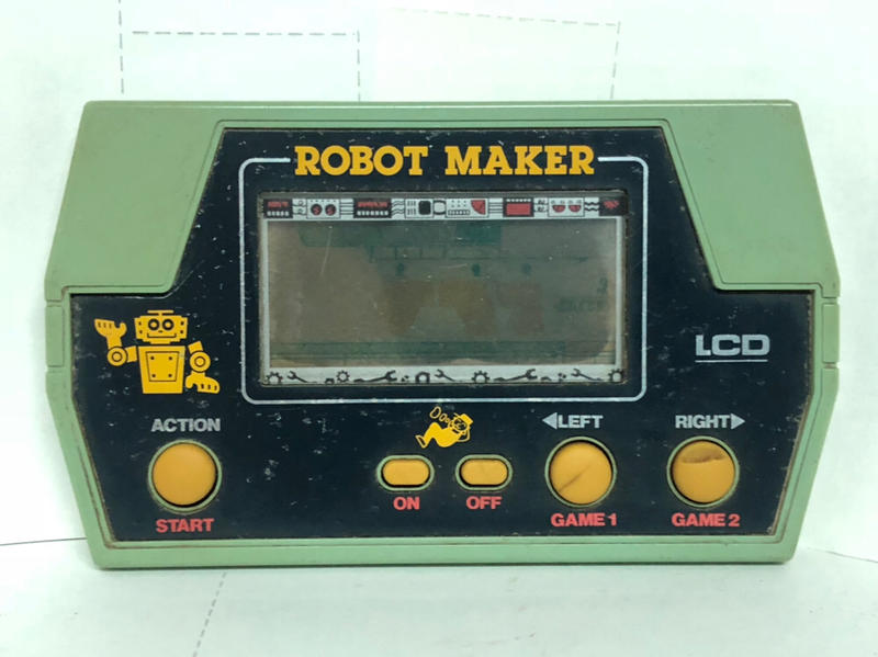 「寶貝對不起」早期復古懷舊 掌上型遊戲機 takatoku toys robot日本製 game & watch