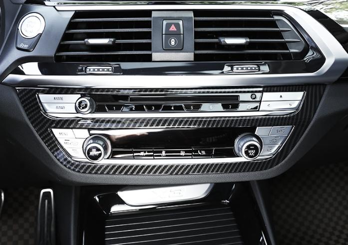 ~歐力車飾~寳馬 BMW 18-21年 G01 X3 空調面板 冷氣開關面板 冷氣面板 空調 裝飾框 碳纖維紋