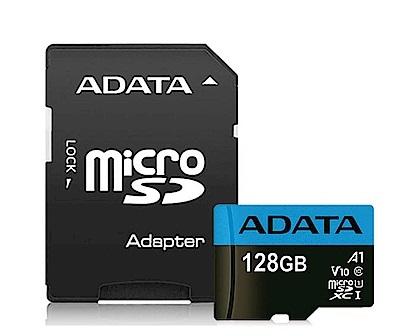 威剛 ADATA 128GB microSD TF A1 V10 R100MB/s 記憶卡 公司貨
