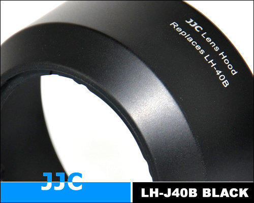 5iBuy@黑色JJC副廠奧林巴斯LH-40B遮光罩相容Olympus原廠遮光罩LH40B遮光罩MZD 45mm f1.8 Micro Zuiko Digital太陽罩遮陽罩hood