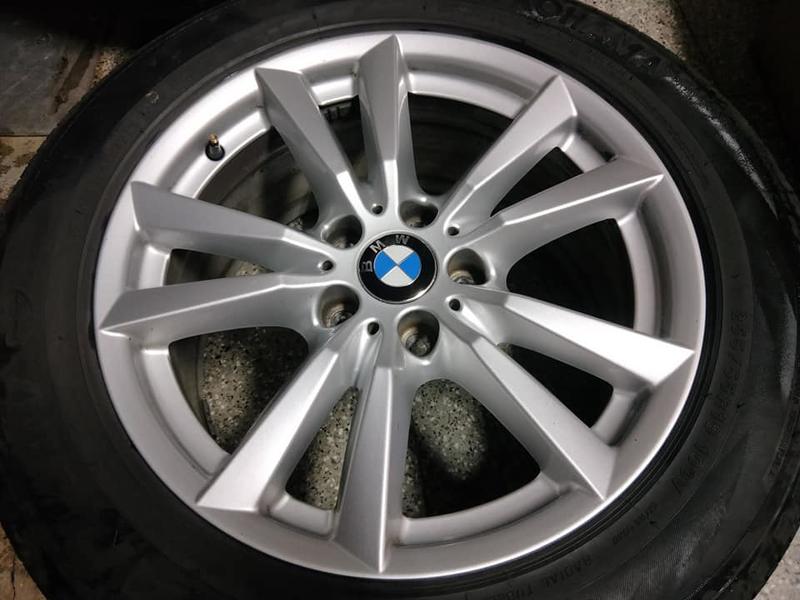 BMW F15 X5 原廠18吋鋁圈含胎..E53 E70 F15 X5...福斯 T5 T6