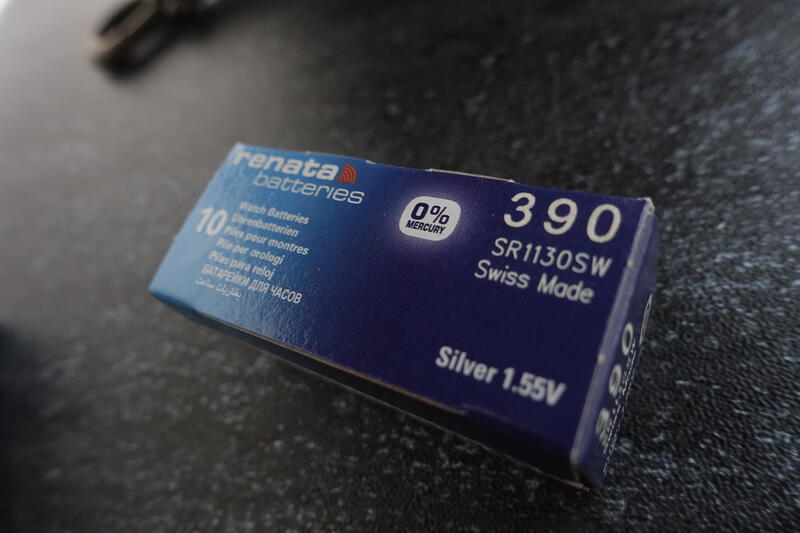swiss made 瑞士製造RENATA 鈕扣型手錶電池   swiss made 390 (SR1130SW) 0汞