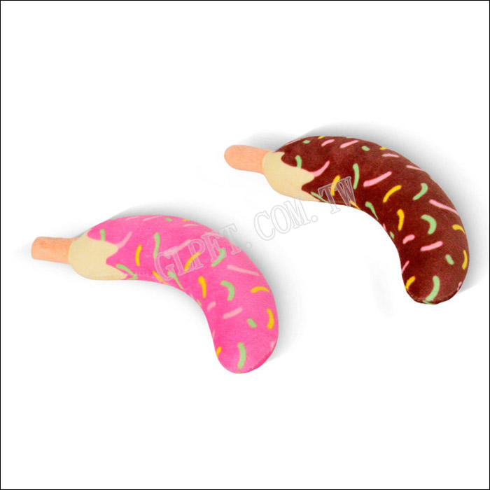 日本Kojima《水果糖-香蕉糖寵物啾啾玩具》