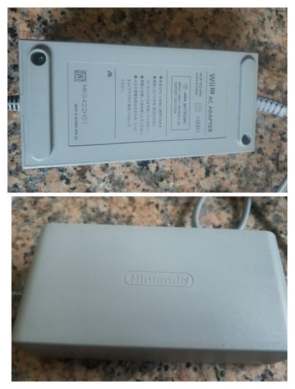 =二手良品=原廠 Nintendo任天堂 Wii U/WIIU 主機/GamePad 專用電源線/變壓器/電源供應器