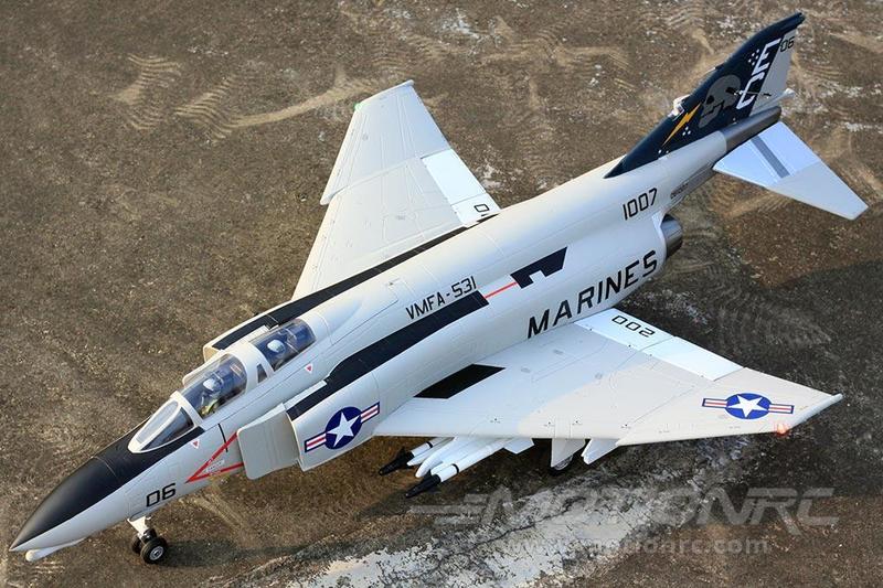 (飛恩航模) Freewing飛翼 90mm F4 / F-4 D C/D型 灰色 幽靈戰鬥機 6S 九葉內轉 PNP版