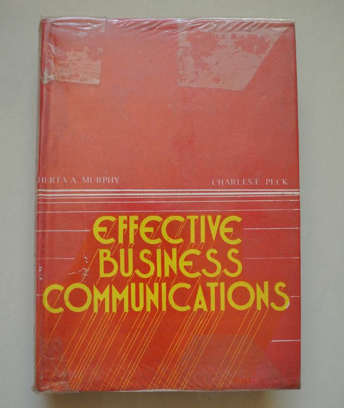 Murphy,Peck絕版 民69年 Effective Business Communications(3rd ed.