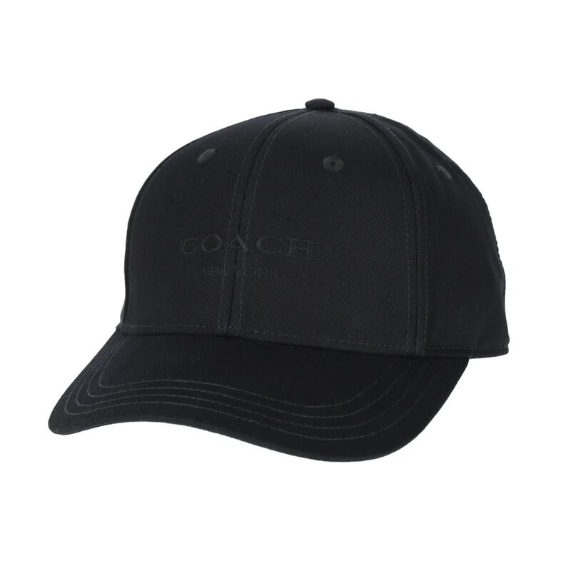W小舖】COACH CH409 黑色帽子棒球帽平沿帽遮陽帽-全新真品現貨在台 