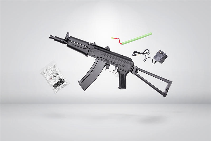 RST 紅星 - 入門特惠 DIBOYS AKS74U 金屬BOX電動槍 (含BB彈+電池+充電器) . BYP-01B