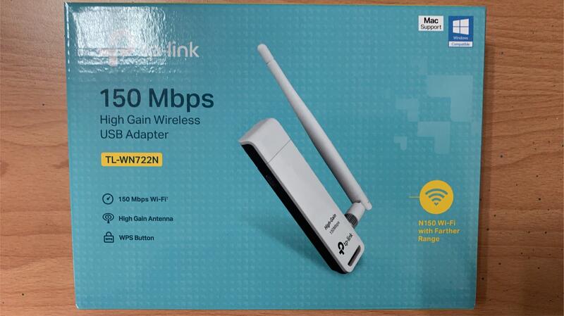 【拆封新品】TP-Link TL-WN722N USB無線網路卡