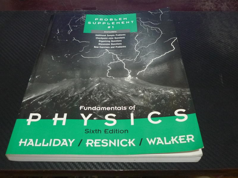 【博多二手書】 physics Fundamentals of Physics Problem Supplement 
