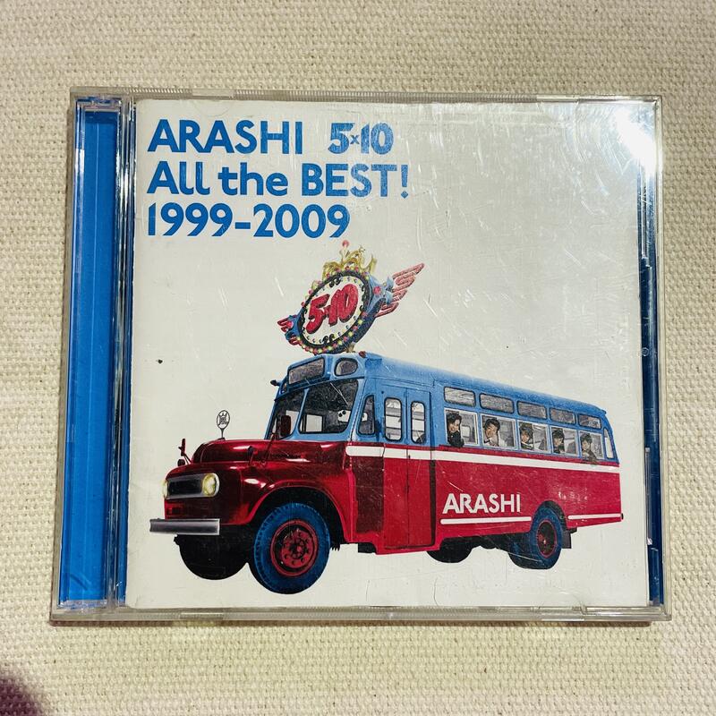 日版 ARASHI 嵐 5X10 ALL THE BEST 1999-2009 精選專輯 2CD