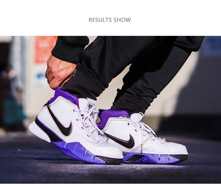 【KEN✪LU 國外限定】 Nike Zoom Kobe1 ZK1白紫 81分球衣AQ2728-105 Protro湖人