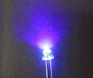 草帽5MM/4.8MM 高亮紫光 紫色 散光發光二極體LED 驗鈔燈（60個）
